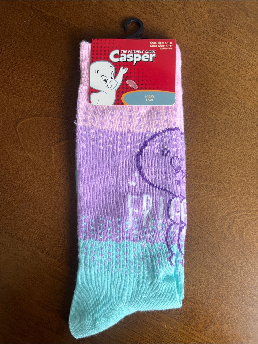 Casper The Friendly Ghost Socks